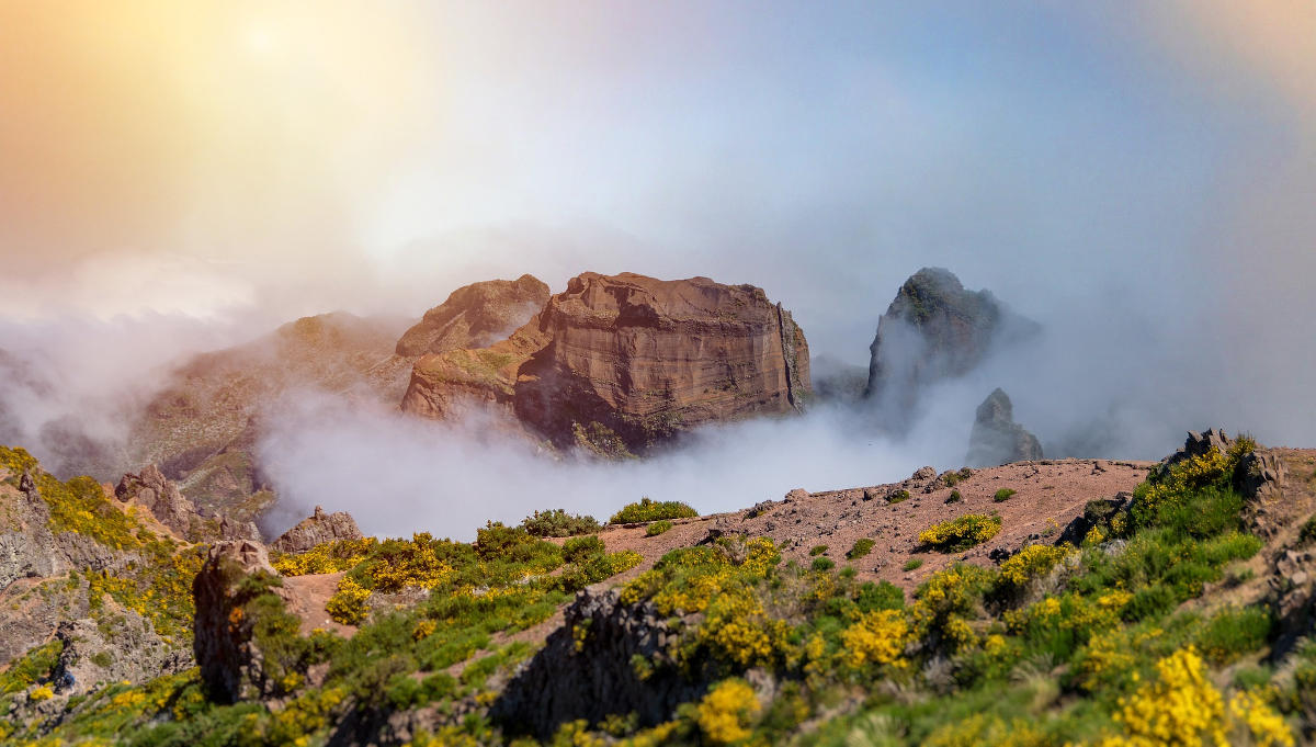 Pixabay Madeira mountains in the fog