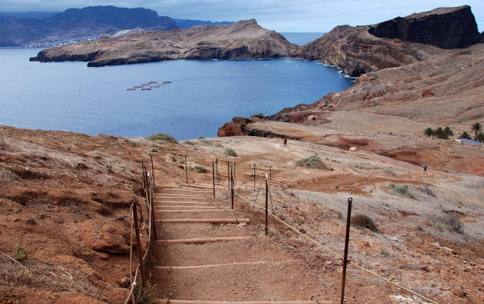 Hiking to Sao Lourenco headland