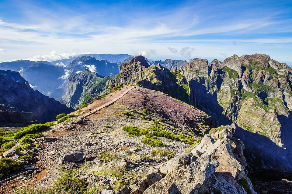 Randonnée sur les picos de Madère