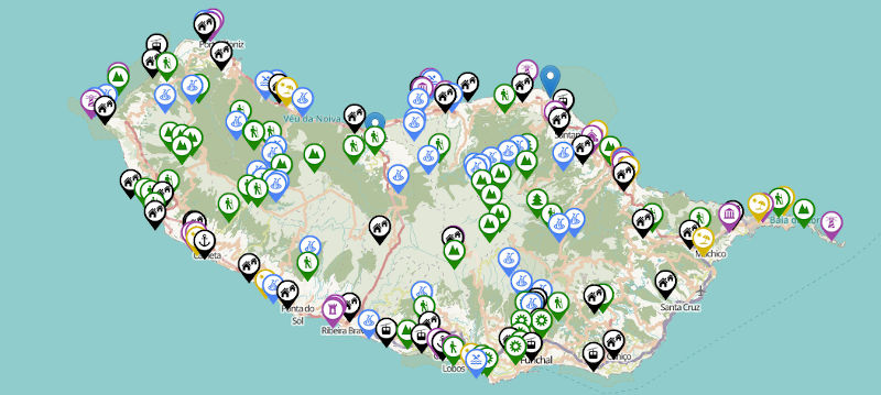 Map interactive Madeira