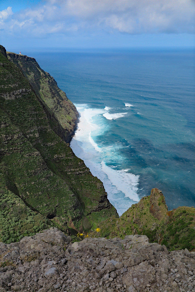 Vue sur Ponta do Pargo depuis le miradouro Garganta Funda