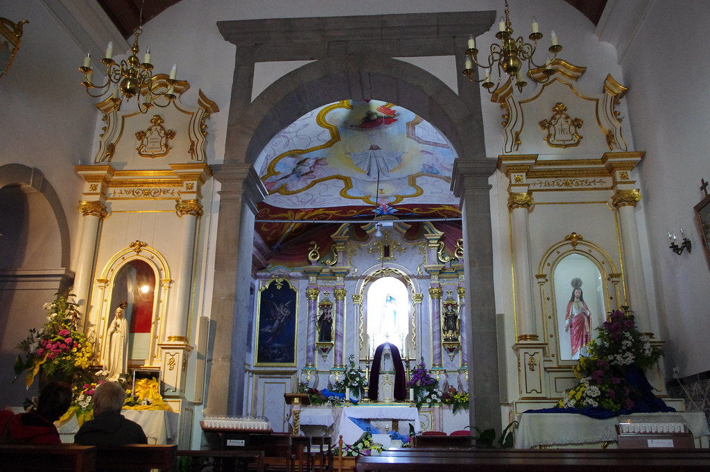 Interior of the church of Our Lady of Deliverance - Curral das Freiras Madeira