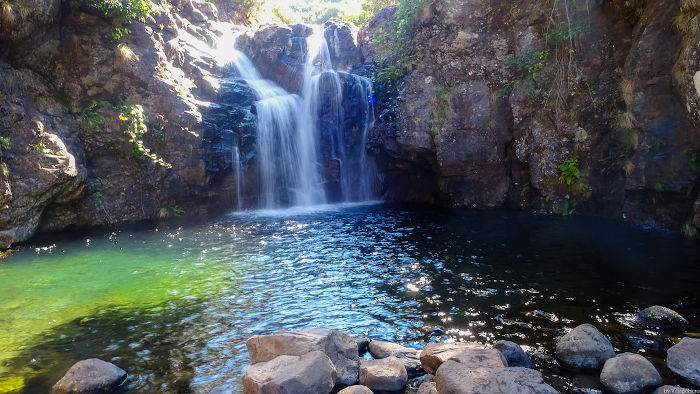 cascade Levada do Alecrim et son lagon