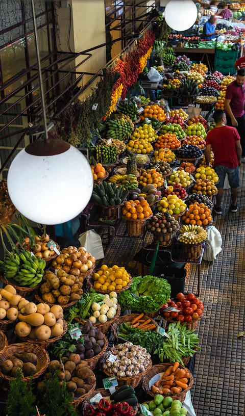 le marché de funchal, idéal pour la photographie