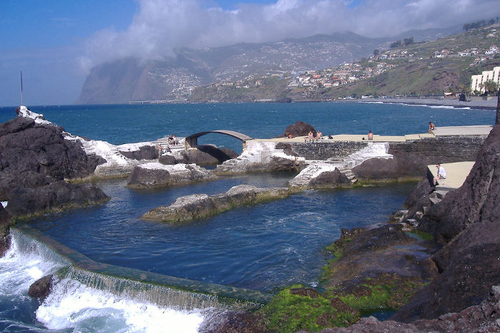 Funchal's natural swimming pool: doca do cavacas