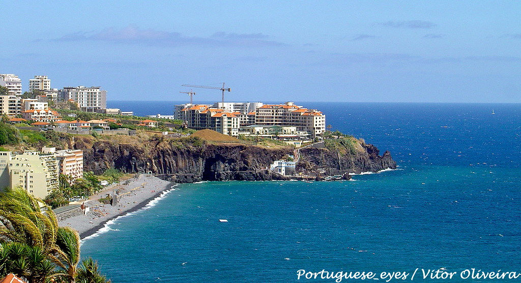 La plage Formosa vue de loin