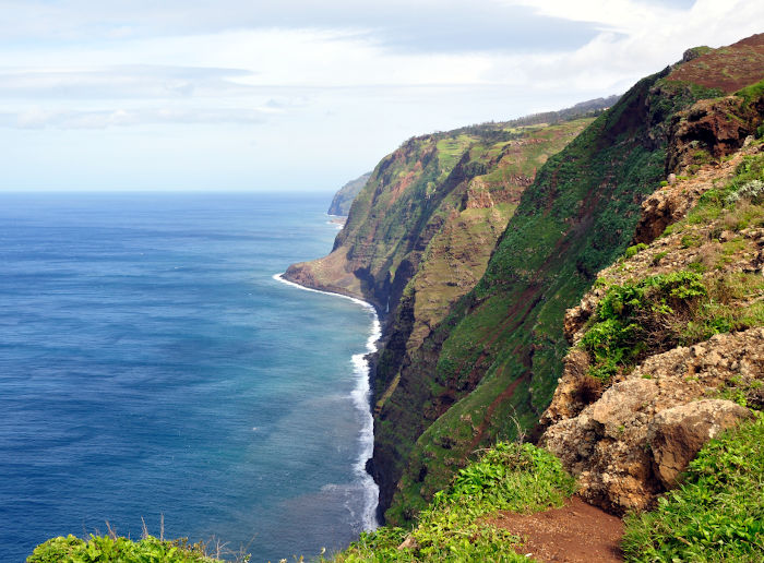 La côte nord-ouest de Madère, depuis le ponta do Farol