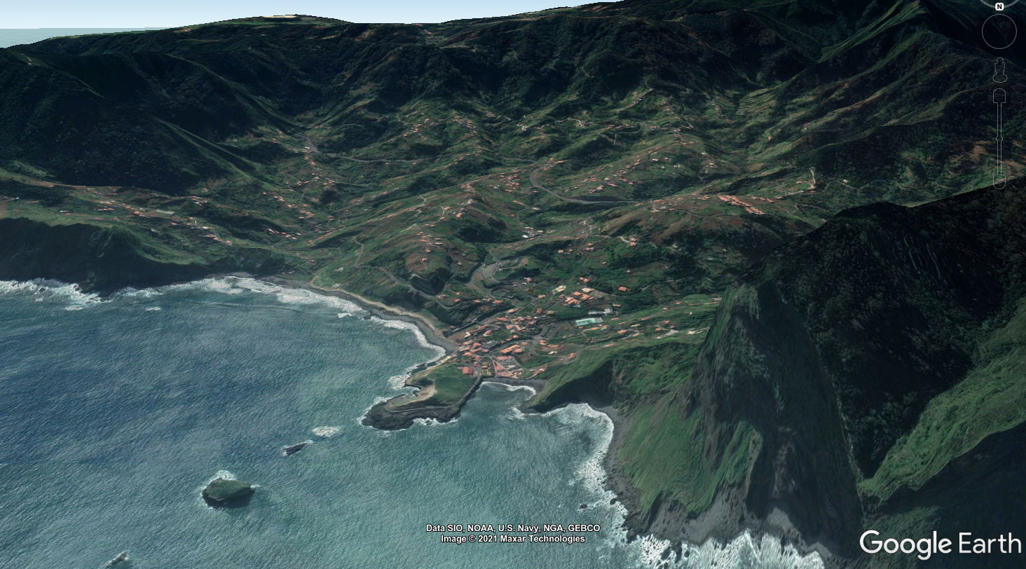 GoogleEarth Porto Da Cruz - GoogleEarth