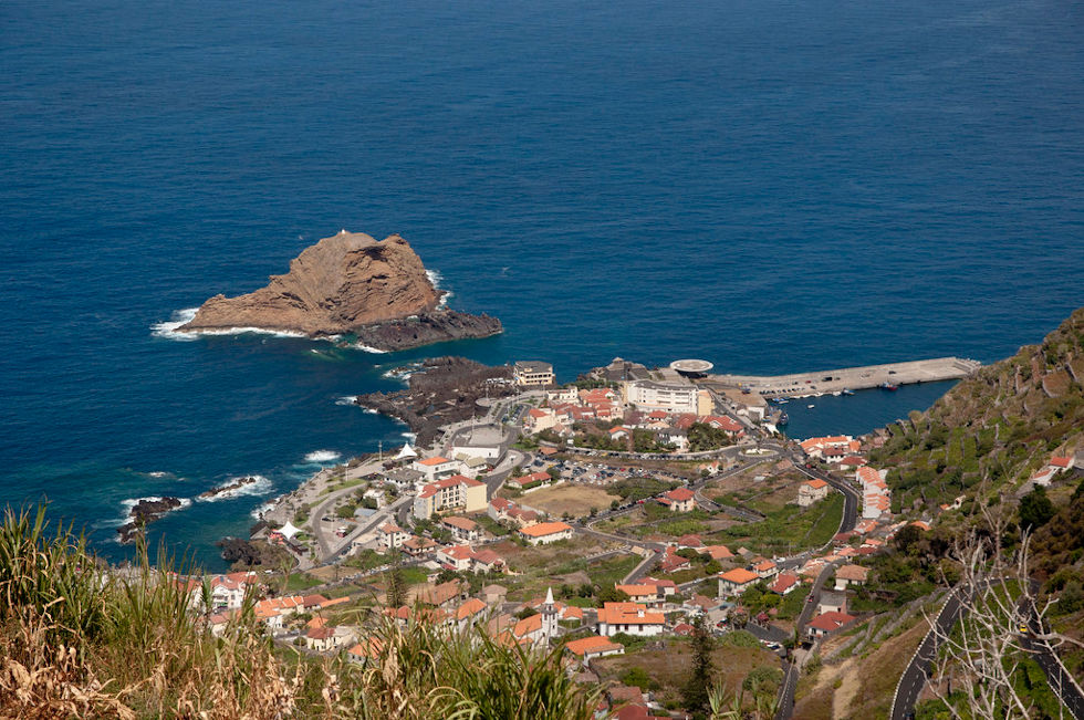 Panoramic view of Porto Moniz