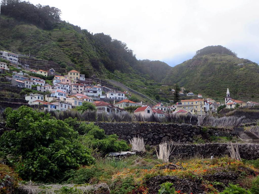 View inside Porto Moniz